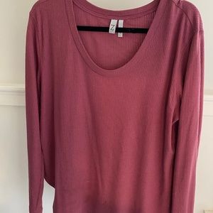 Zella Ribbed Long Sleeved Top-NWOT